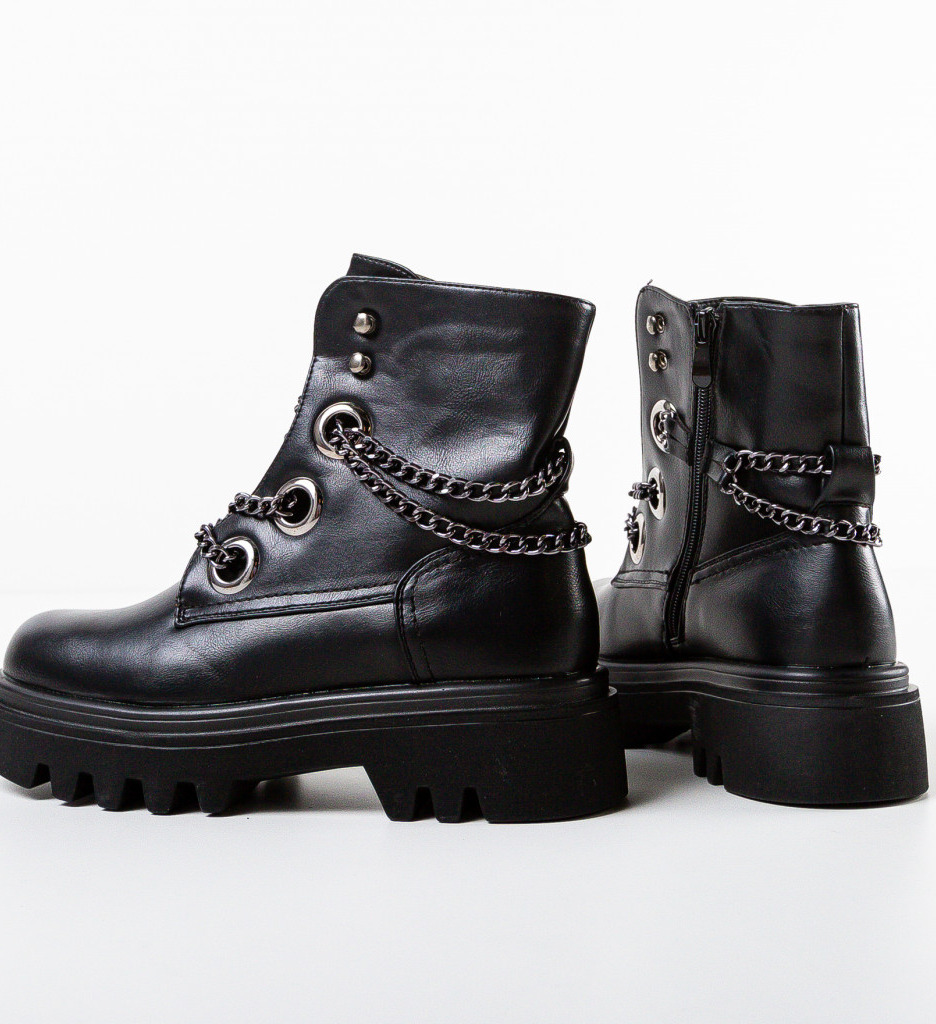 Ghete Dama Tyler Negre | Stil si Confort - imagine 6