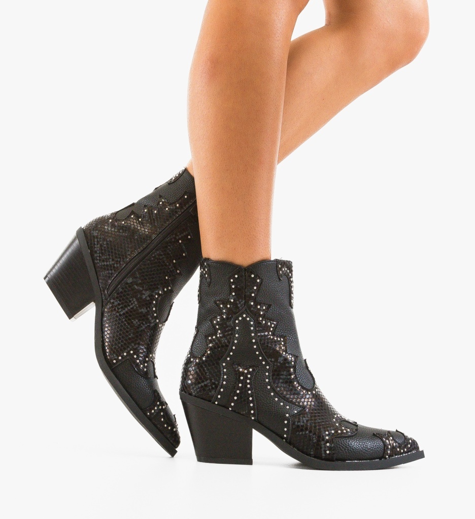 Botine Dama Ketek Negre - Eleganta si Confort - imagine 2