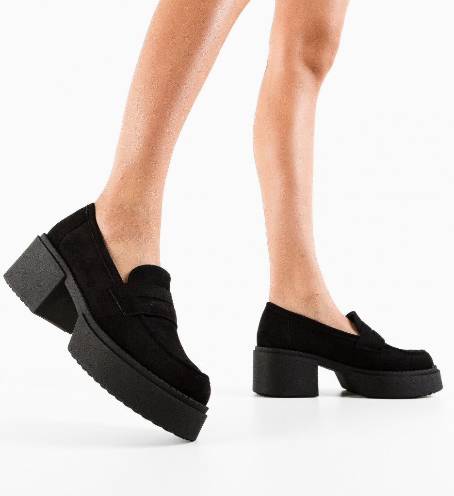 Pantofi Casual Dama Negri Atein - Confort Zilnic