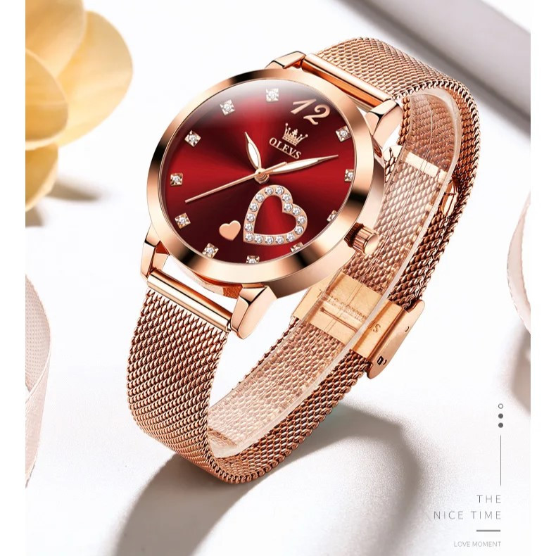 Ceas Dama Olevs CS1640 Rose Gold - imagine 5