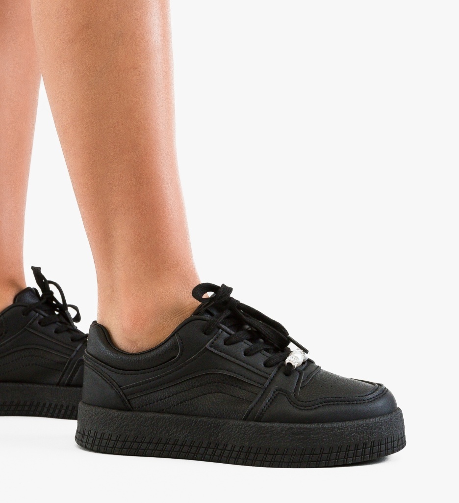 Sneakers Dama Tuly Negri | Confort și Stil Sport