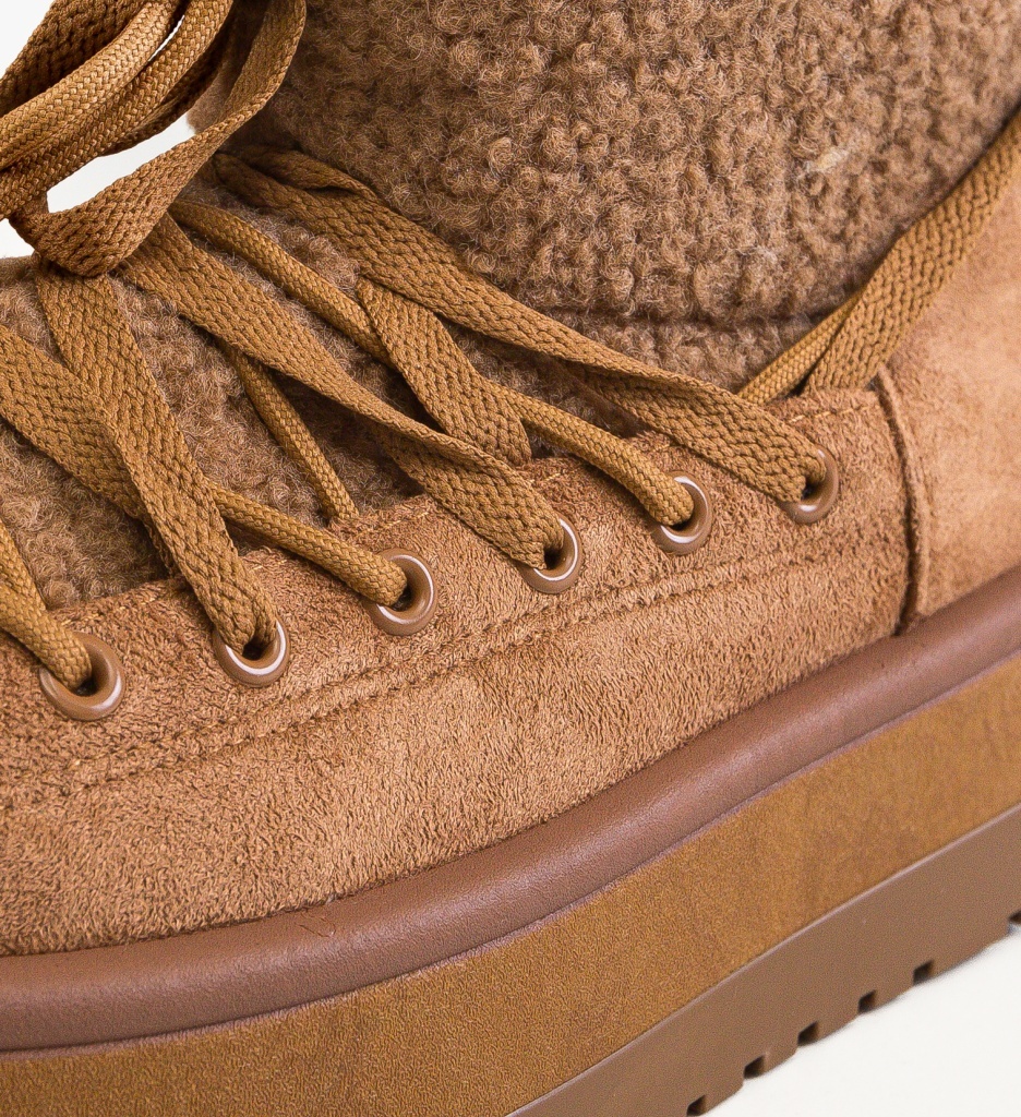 Ghete Dama Safine Camel Elegante și Confortabile - imagine 5