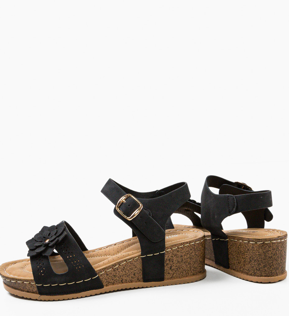 Sandale Florentino Negre | Eleganță și Confort - imagine 8