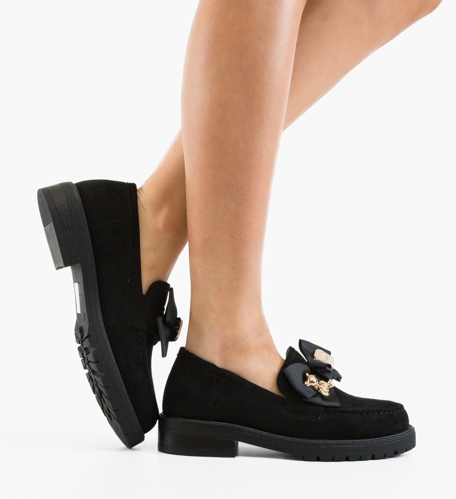 Pantofi Casual Dama Ster Negri - Confort & Stil - imagine 4