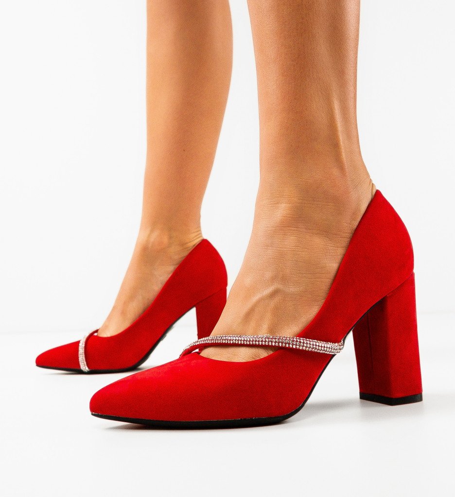 Pantofi Pherick Rosii | Stil și Încredere