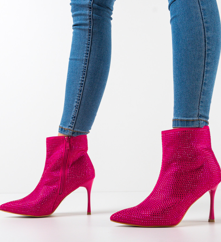 Botine Zayne Fuchsia - Eleganță și Confort - imagine 2