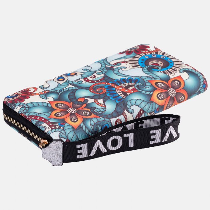 Portofel Floral Shopika | Eleganță și Funcționalitate