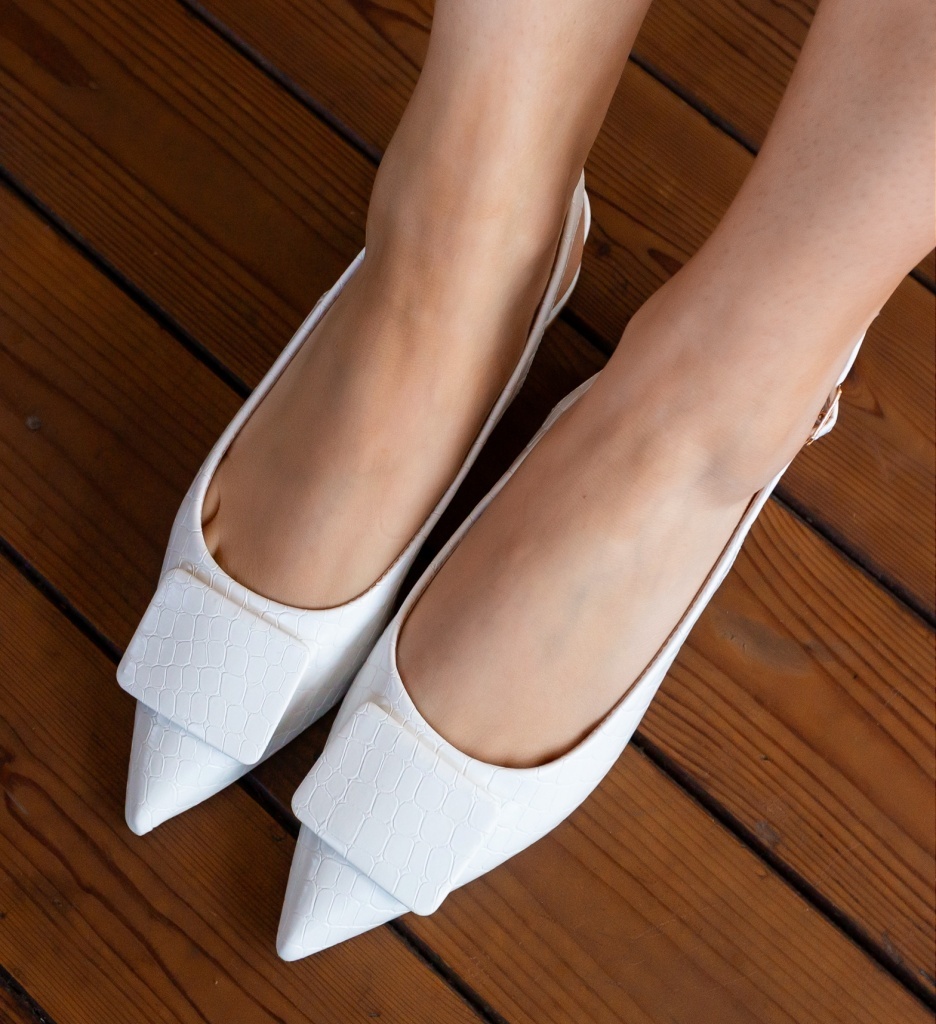 Pantofi dama Lekena Albi cu toc eleganți - imagine 3