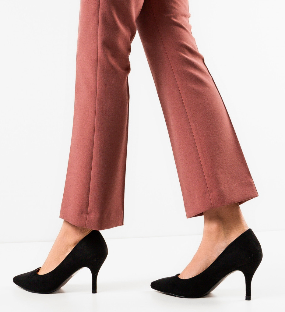 Pantofi Marsh Negri | Eleganță cu Toc - imagine 3