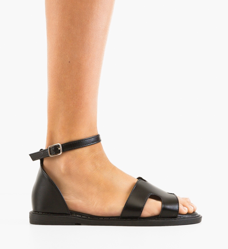 Sandale Dama Junos Negre | Eleganță și Confort - imagine 6
