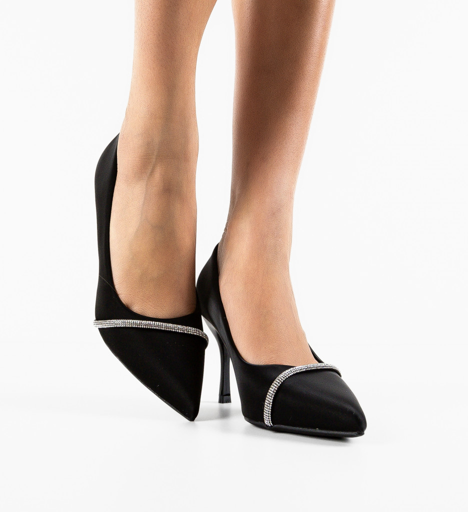 Pantofi Stylosa Negri - Eleganță și Stil - imagine 2
