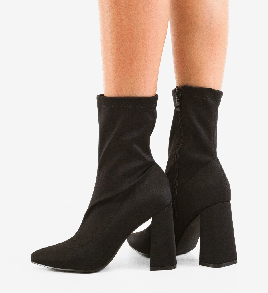 Botine Lopedia Negre 2 - Eleganță și Confort - imagine 2