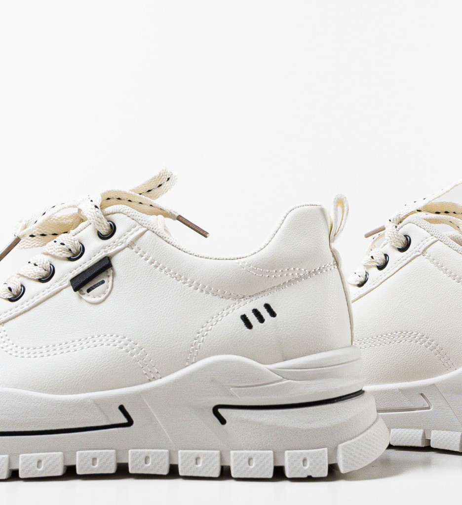 Sneakers Dama Seren Bej - Confort și Stil - imagine 6