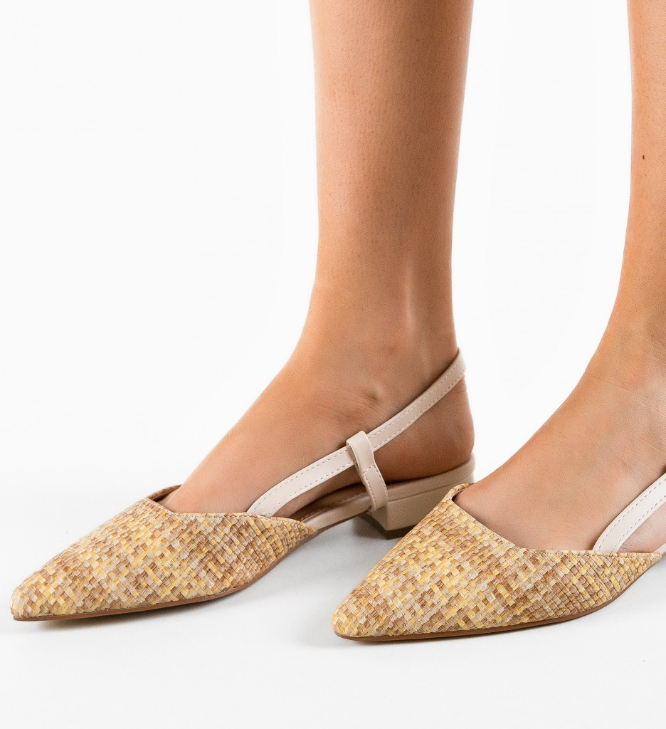 Pantofi Casual Nireh Bej - Confort și Stil - imagine 2