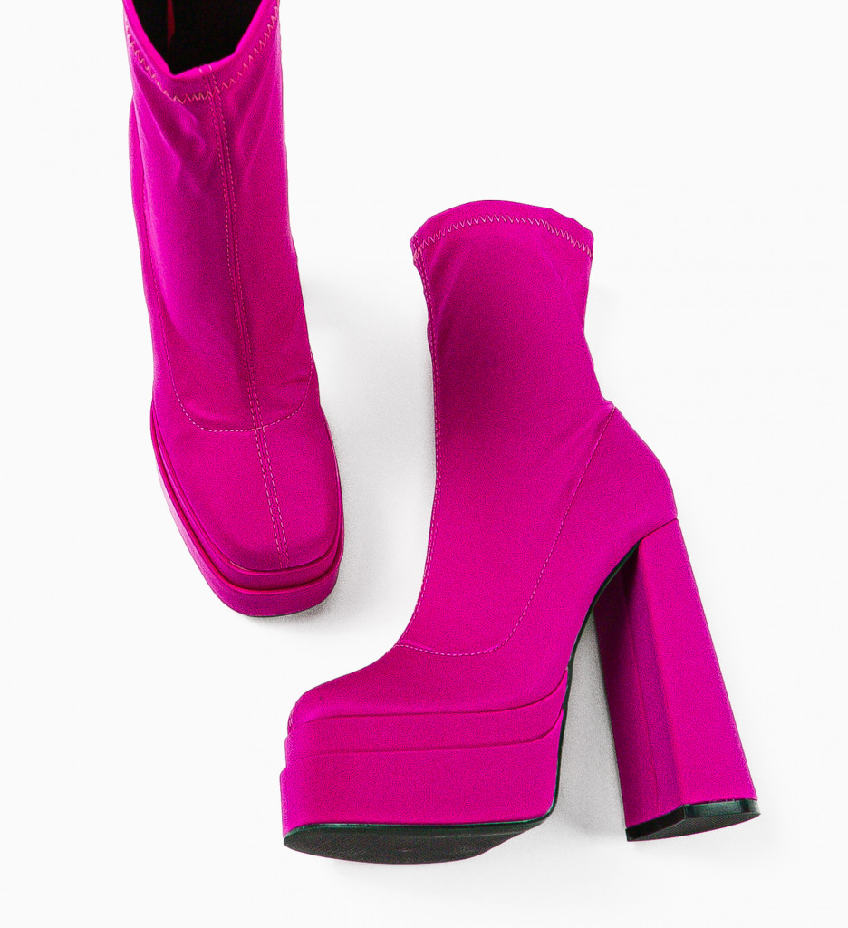 Botine Dama Platona Fuchsia | Stil și Eleganță - imagine 11