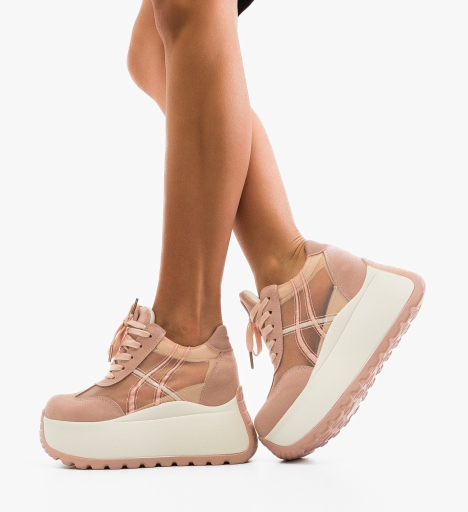 Sneakers Dama Torina Roz Sport - imagine 5
