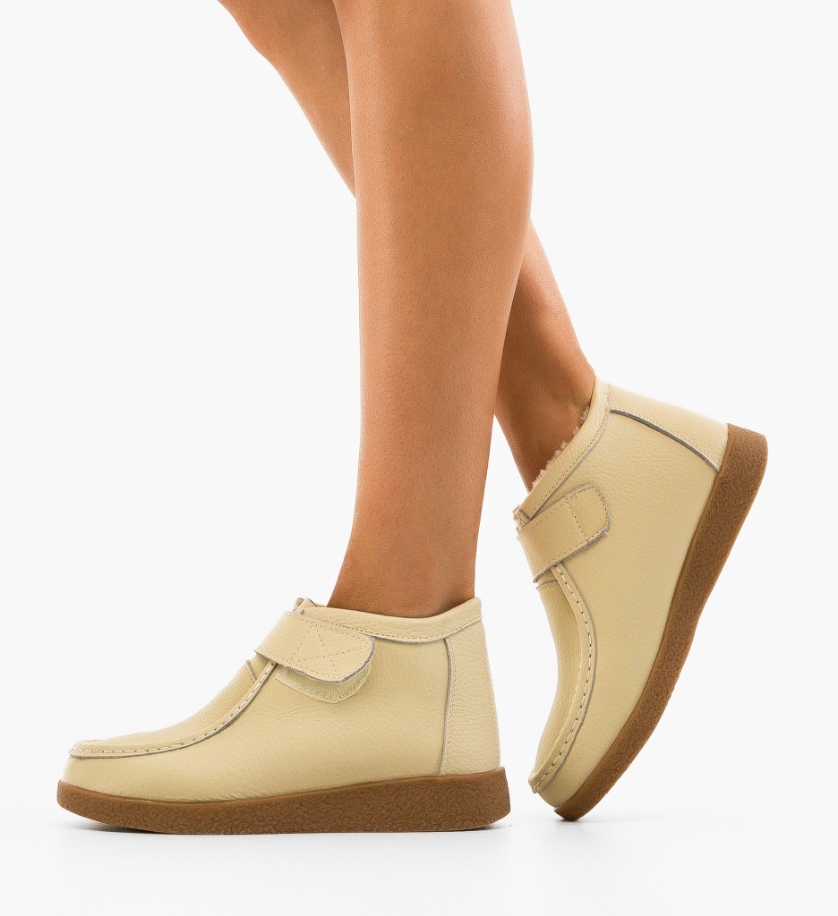 Pantofi Casual Debir Bej | Confort și Stil - imagine 3