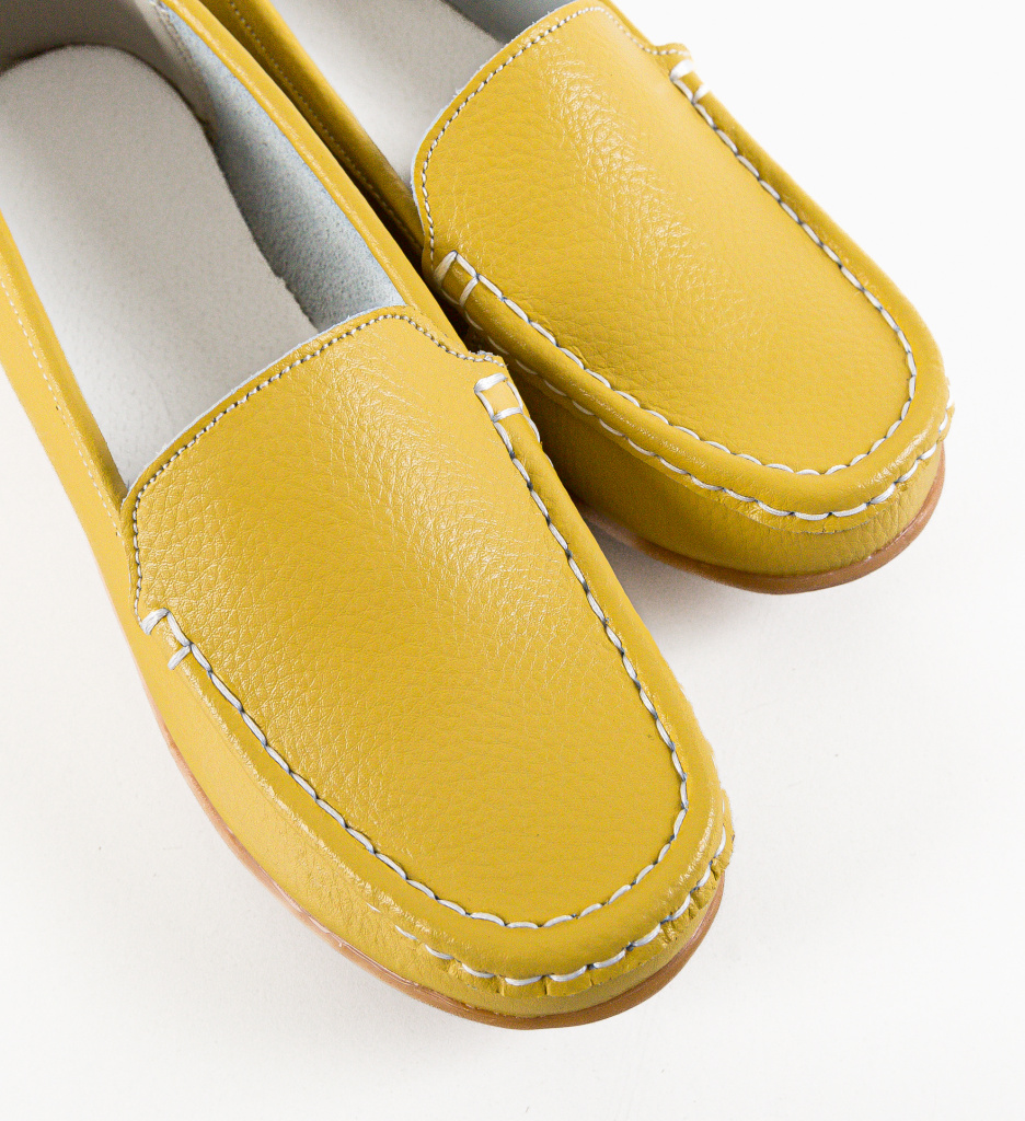 Pantofi Casual Georgie Galbeni - Stil și Confort Zilnic - imagine 7
