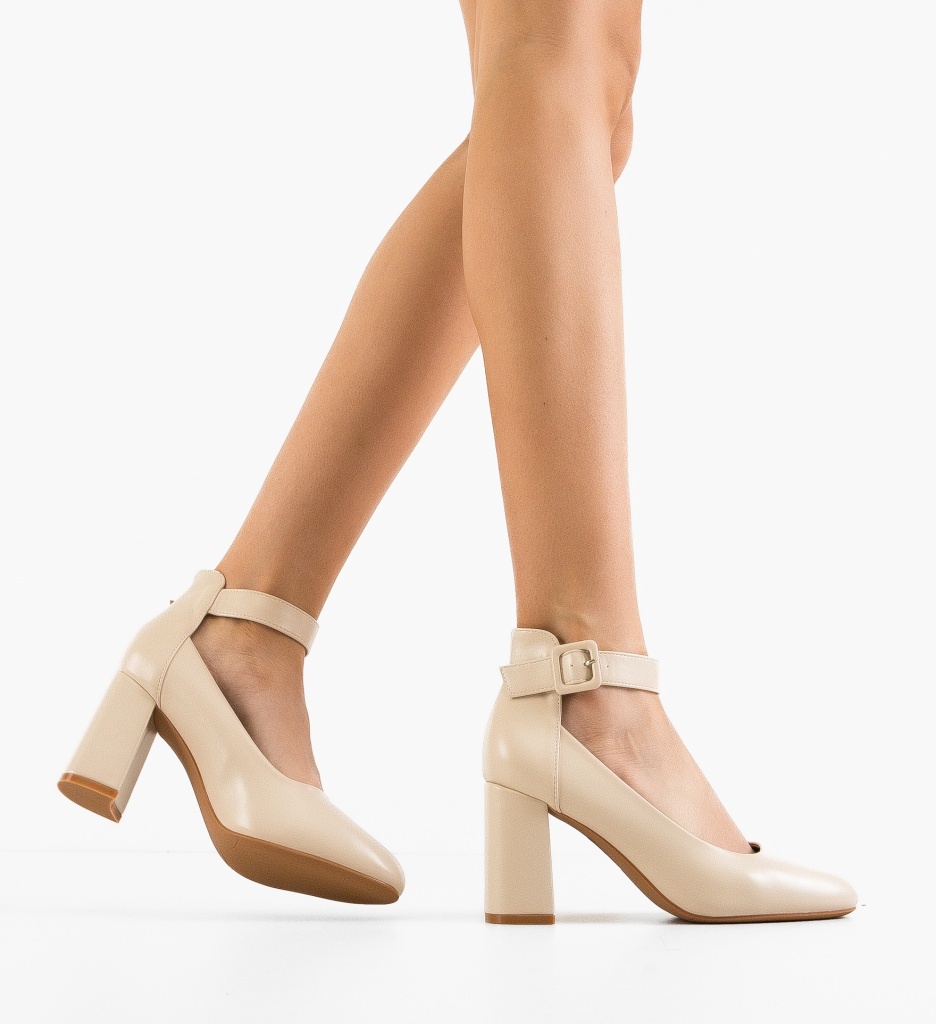 Pantofi Dama Kas Bej - Eleganță și Confort