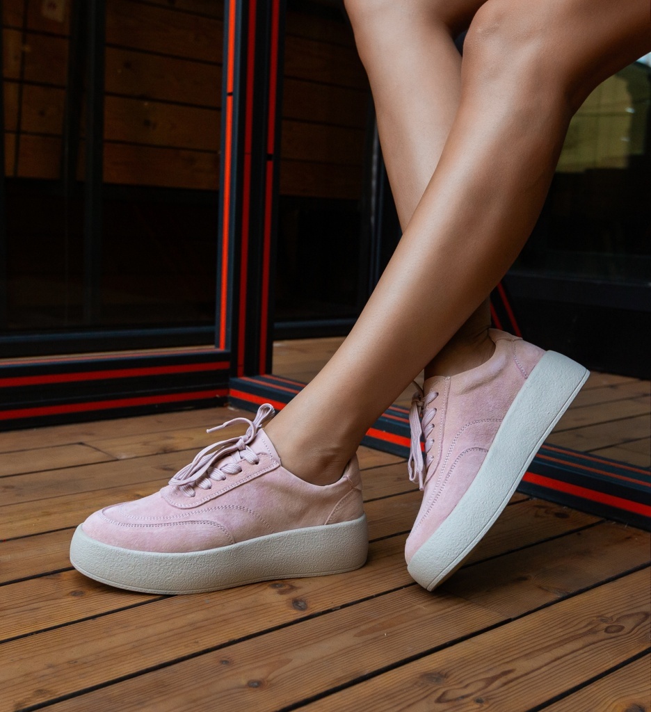 Sneakers Dama Brittni Roz - Confort și Stil - imagine 3