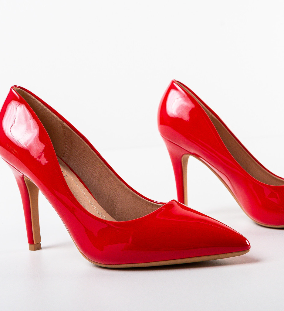 Pantofi Rosii cu Toc Amanda | Stil si Eleganta - imagine 6