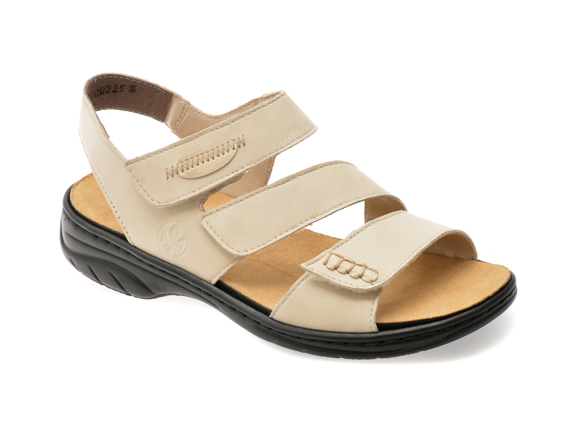 Sandale Rieker Piele Naturală Confort Bej