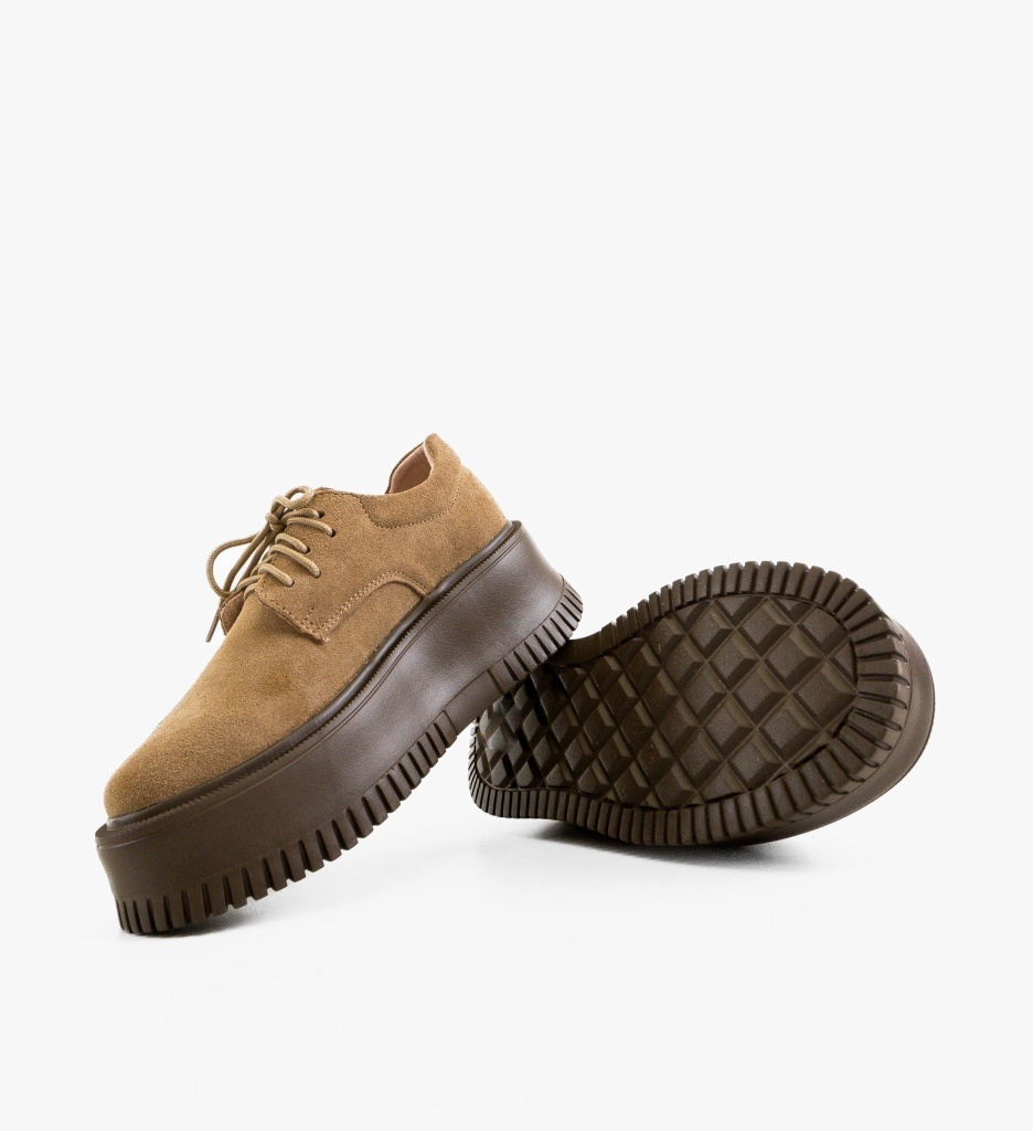 Benve Pantofi Casual Dama Bej Confort - imagine 4