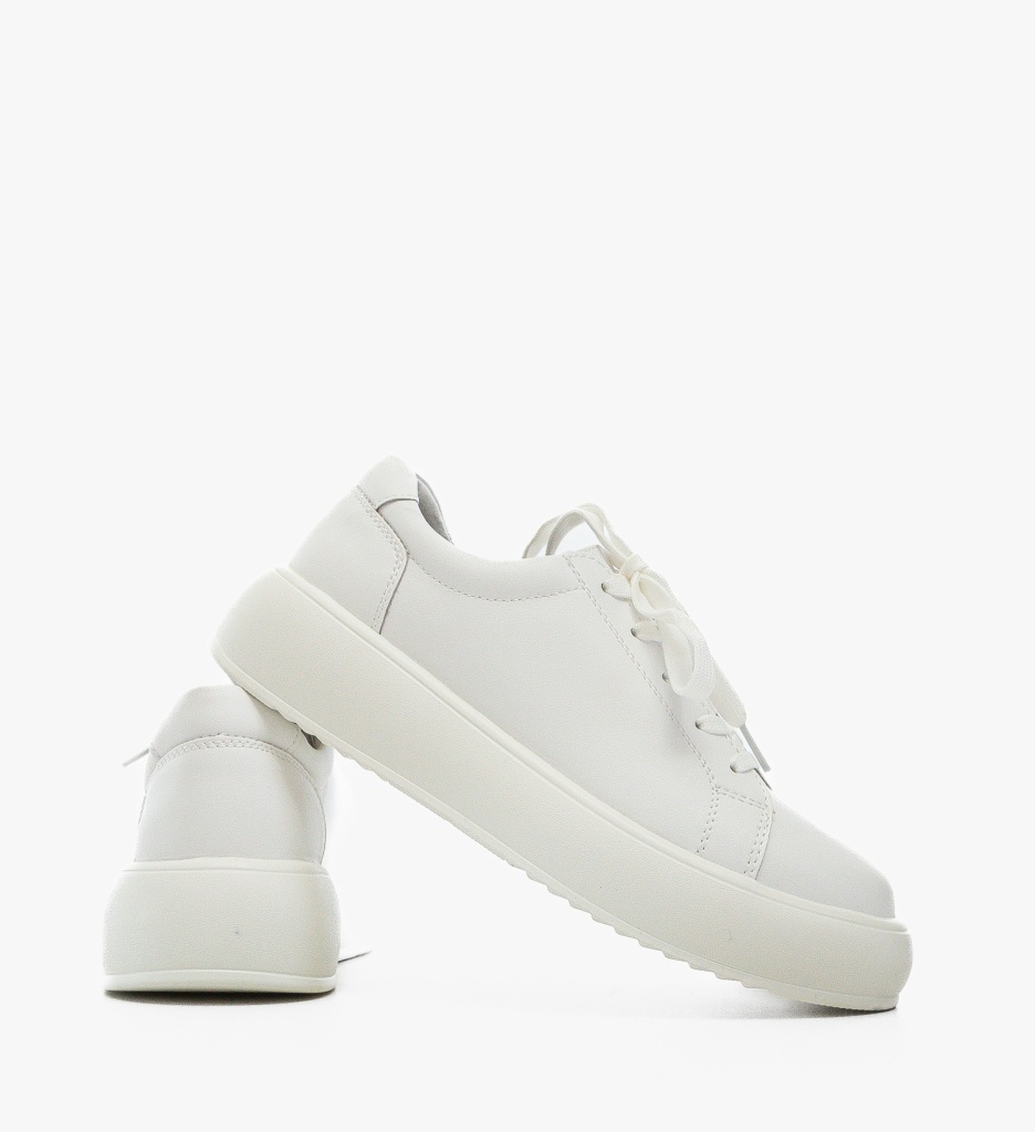 Pantofi Casual Floray Albi - Confort și Stil - imagine 3