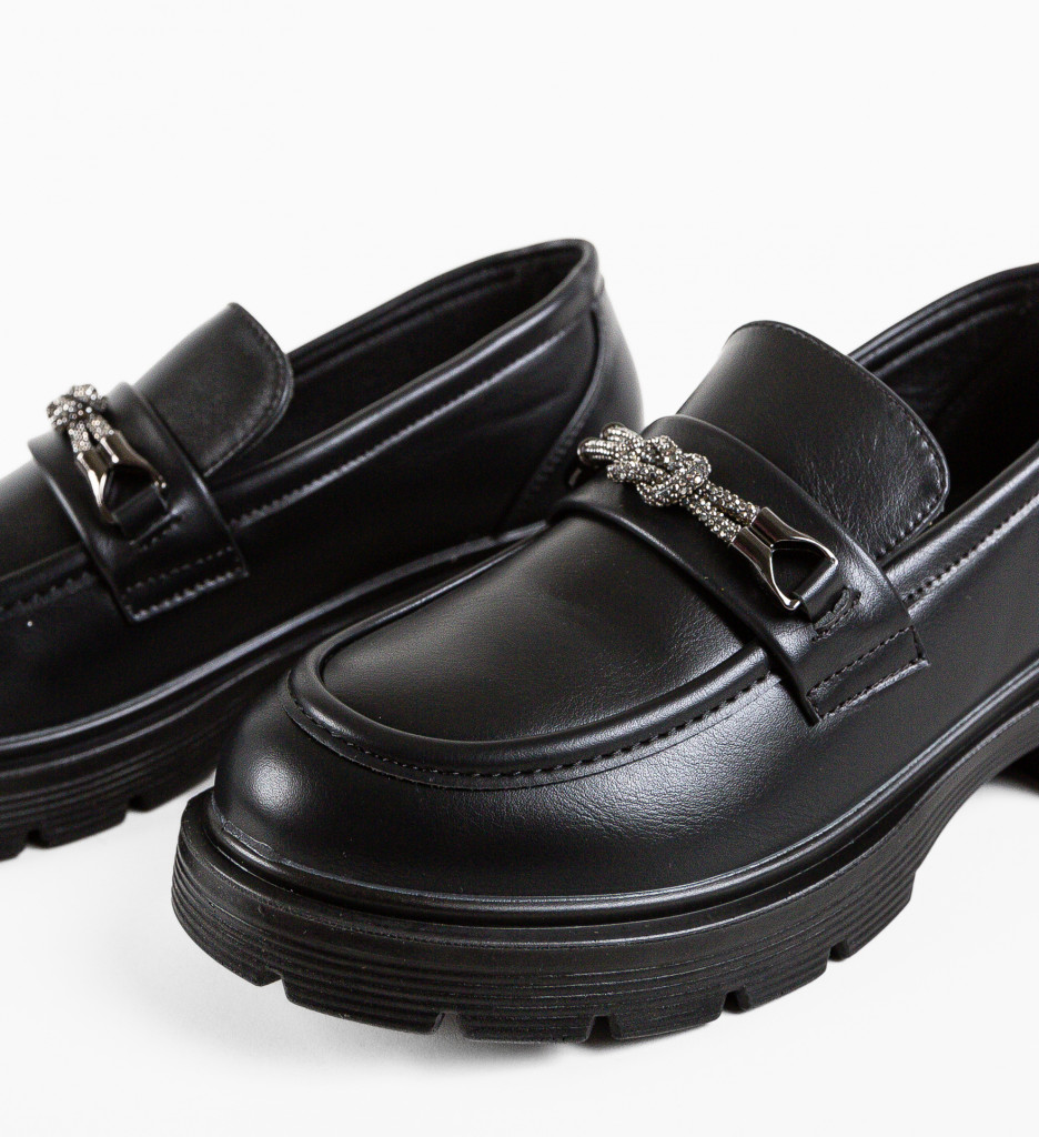 Pantofi Casual Rishi Negri - Confort și Stil Zilnic - imagine 4