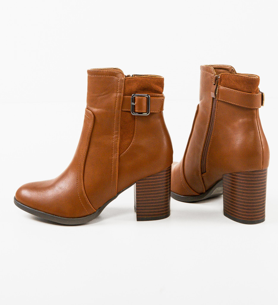 Botine Dama Dafaz Camel - Eleganță și Confort - imagine 8