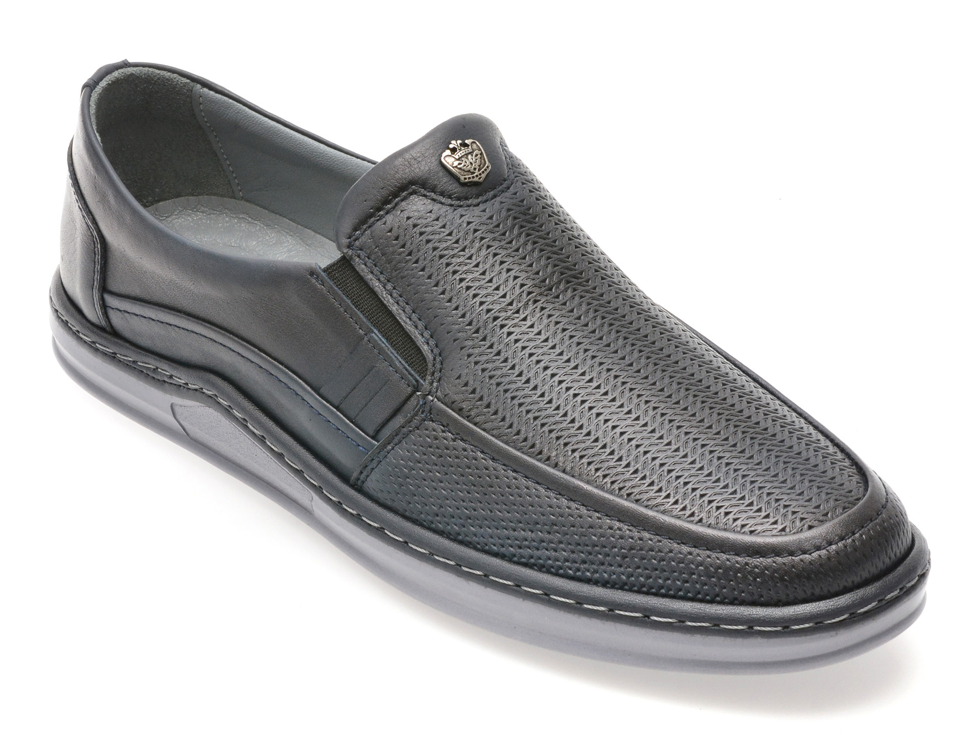 Mocasini Bite the Bullet bleumarin din piele naturală