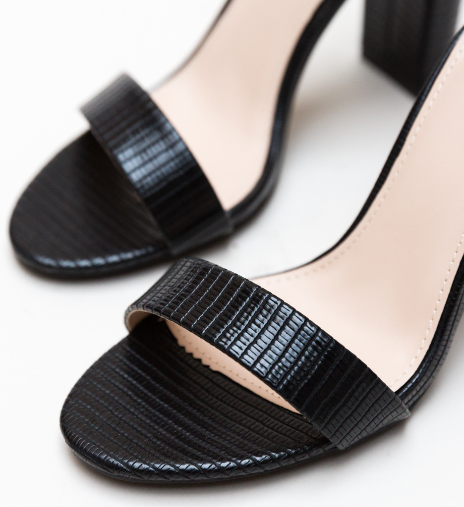 Sandale Finegan Negre - Eleganță și Stil - imagine 6