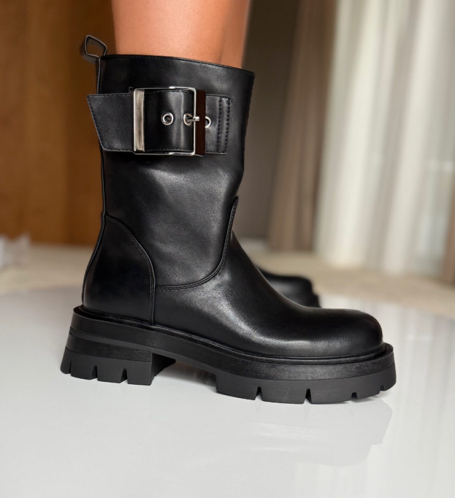 Ghete Dama Kadie Negre | Stil Depurtat - imagine 7