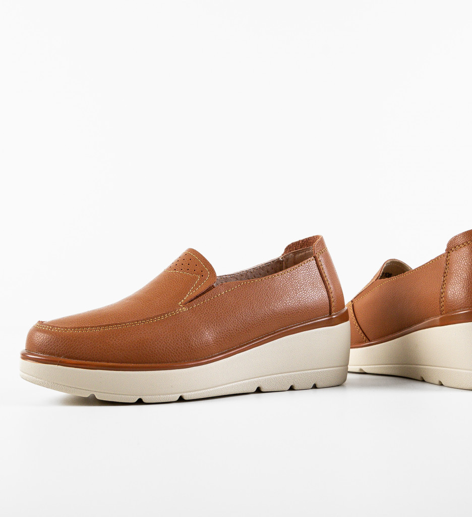 Pantofi Casual Sanam Camel - Confort și Stil - imagine 5