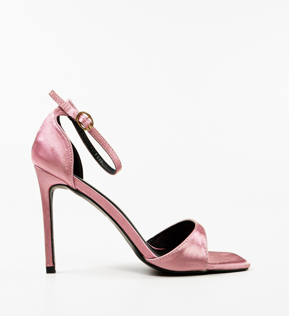 Sandale cu Toc Momoko Roz - Eleganță Feminină - imagine 6