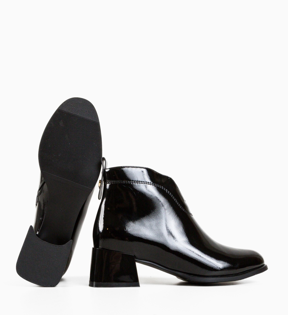 Botine Loghin Negre - Eleganță și Confort - imagine 7