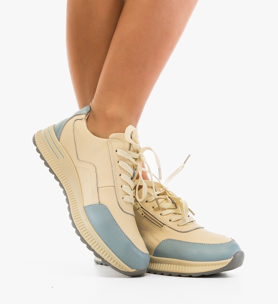 Pantofi Casual Koalka Bej 5 - Confort și Stil - imagine 3
