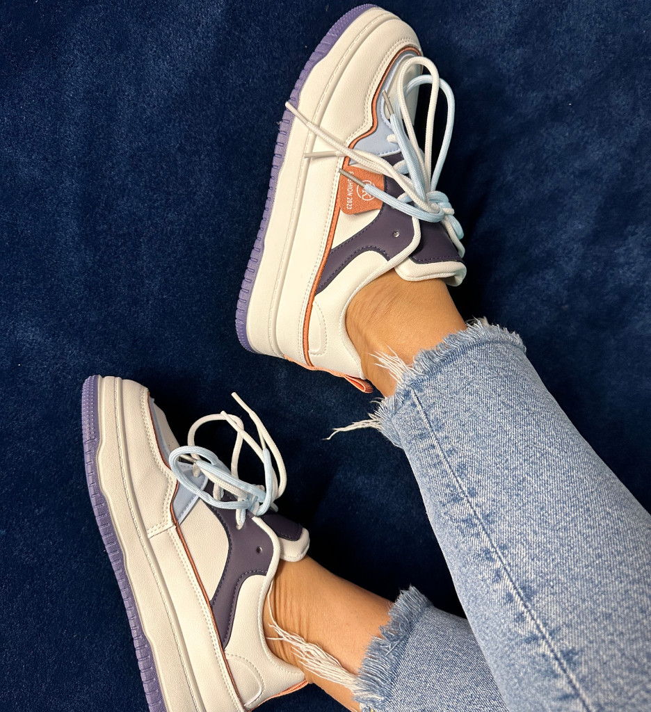 Sneakers Dama Jeong Mov | Confort și Stil - imagine 2