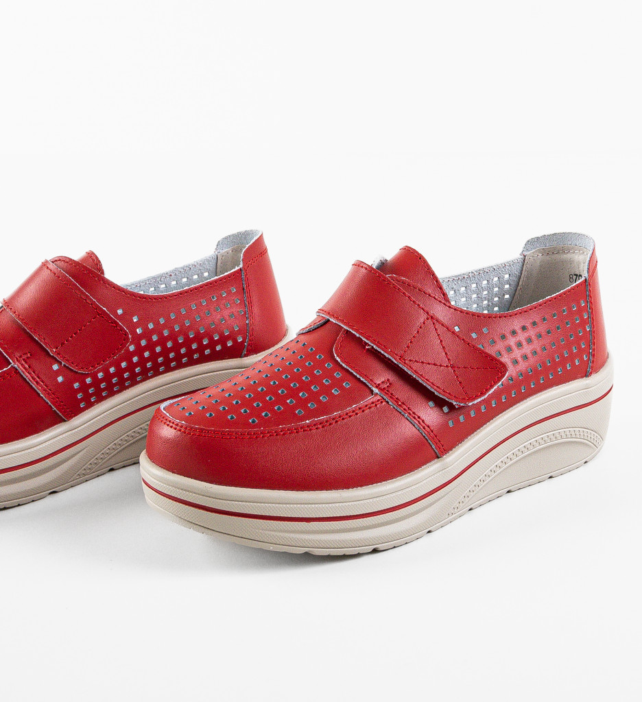 Pantofi Casual Rosii - Stil si Confort - imagine 6