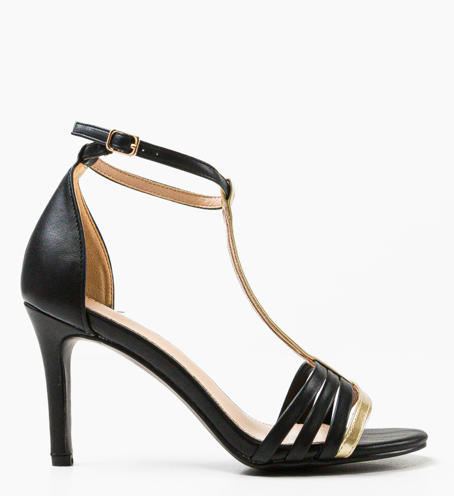 Sandale Toc Amykan Negre | Stil și Eleganță - imagine 5