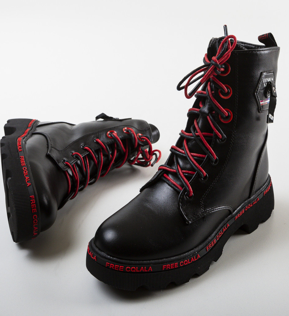 Ghete Sierra Negre Confortabile | Stil Urban - imagine 7
