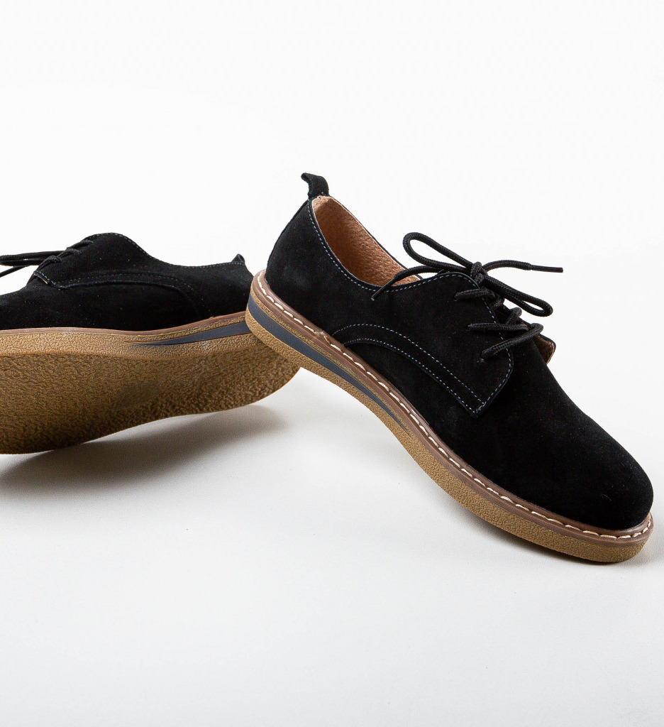 Pantofi Casual Romena Negri - Confort și Stil - imagine 6