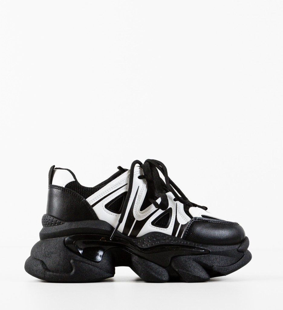 Sneakers dama Lolpey Negri - Confort și Stil - imagine 4