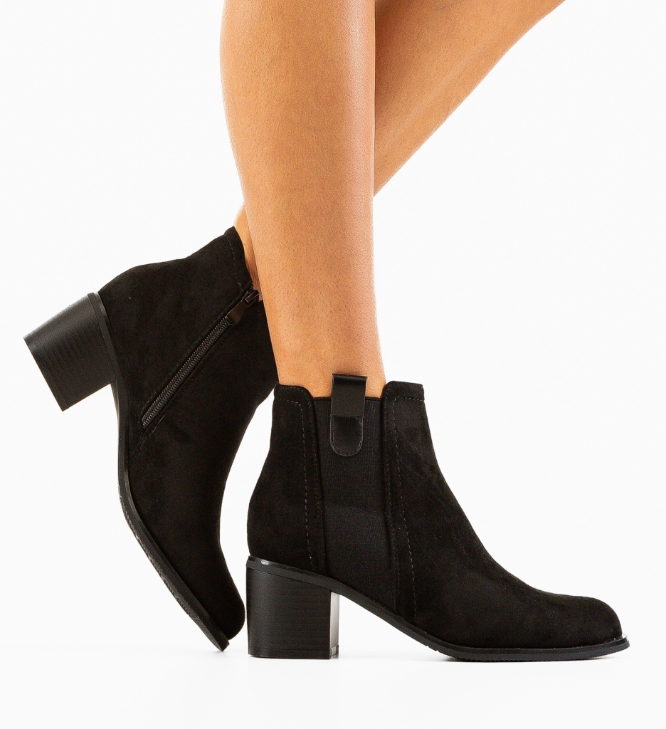 Botine Gregory Negre - Eleganță și Confort
