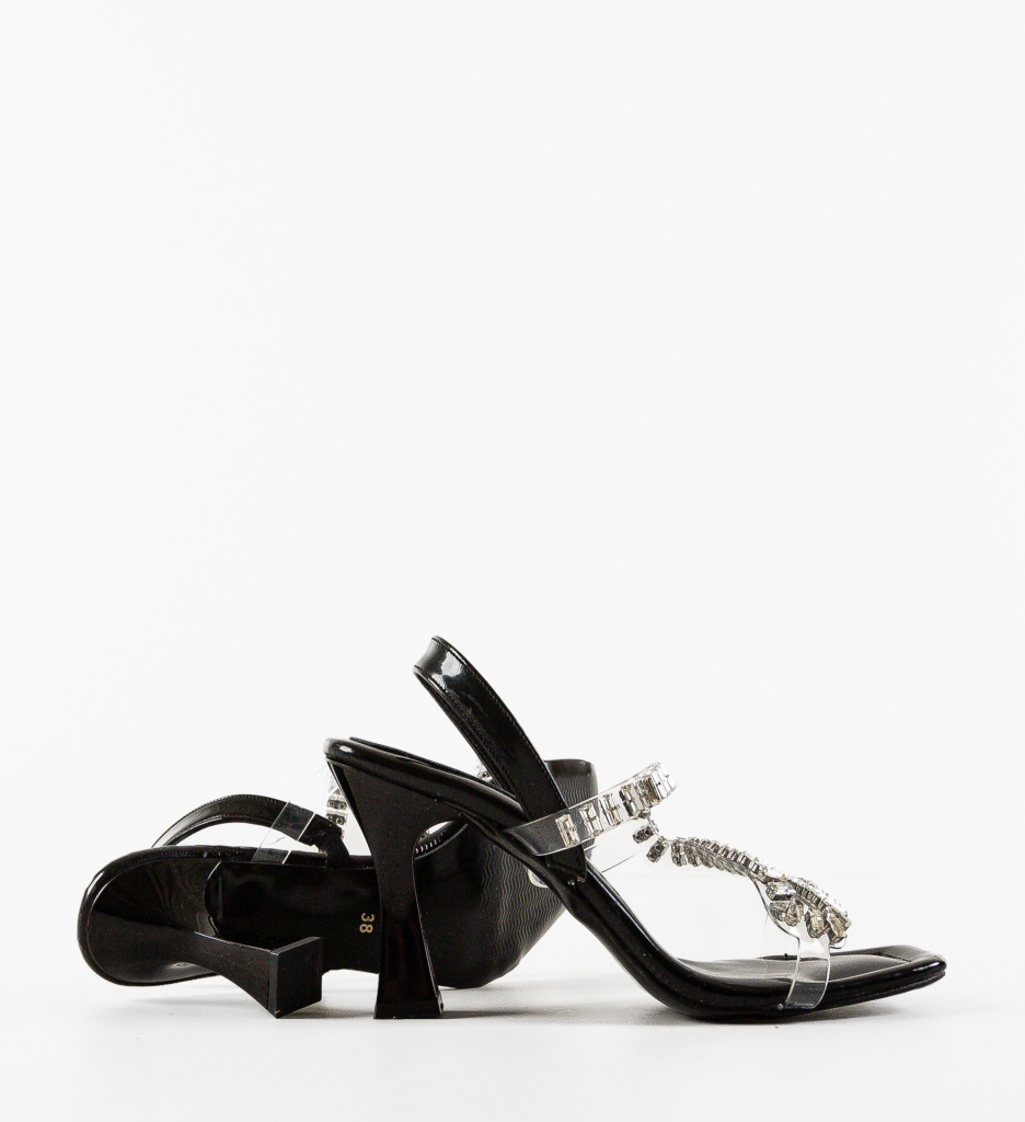 Sandale cu Toc Lupi Negre - Eleganță și Stil - imagine 5