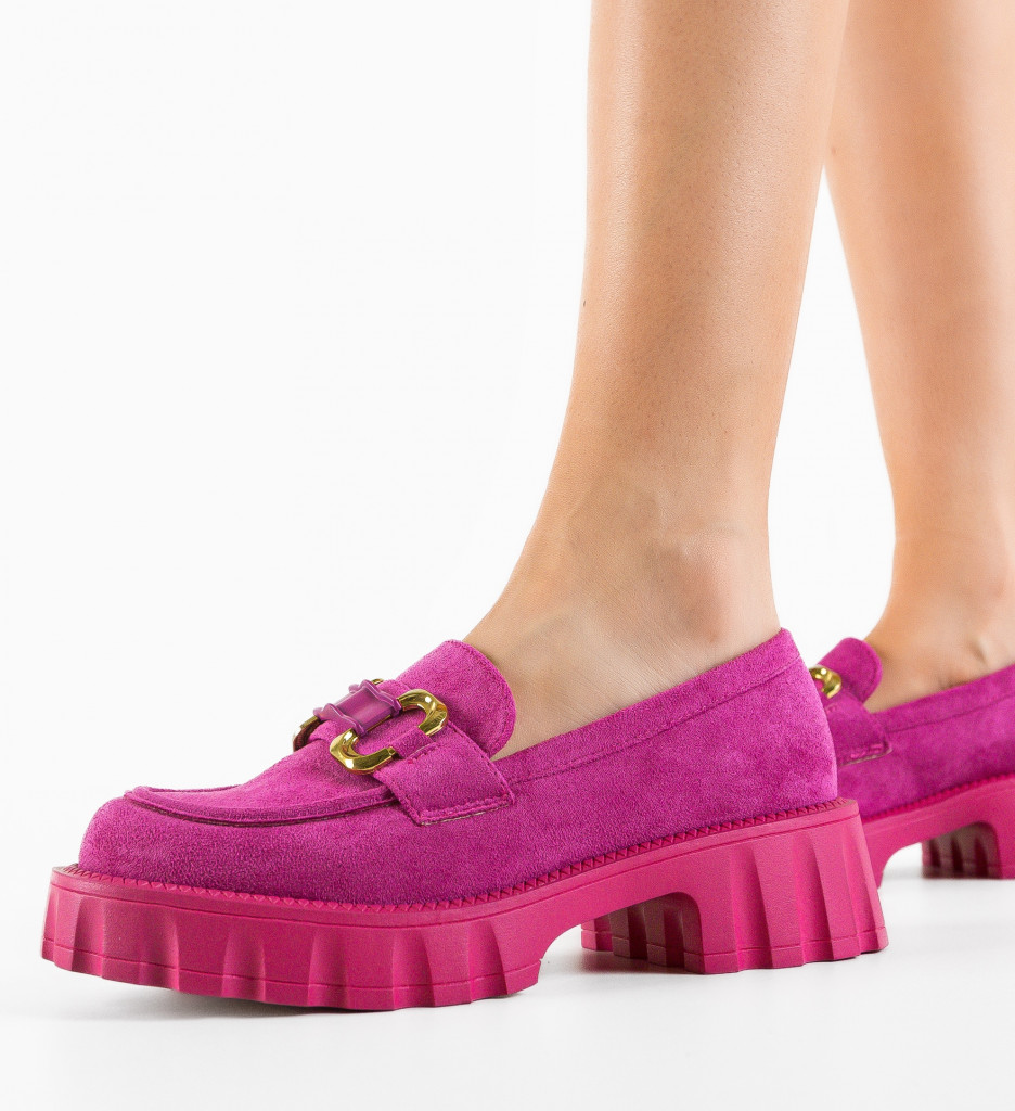 Pantofi Gully Roz - Confort Zilnic - imagine 5