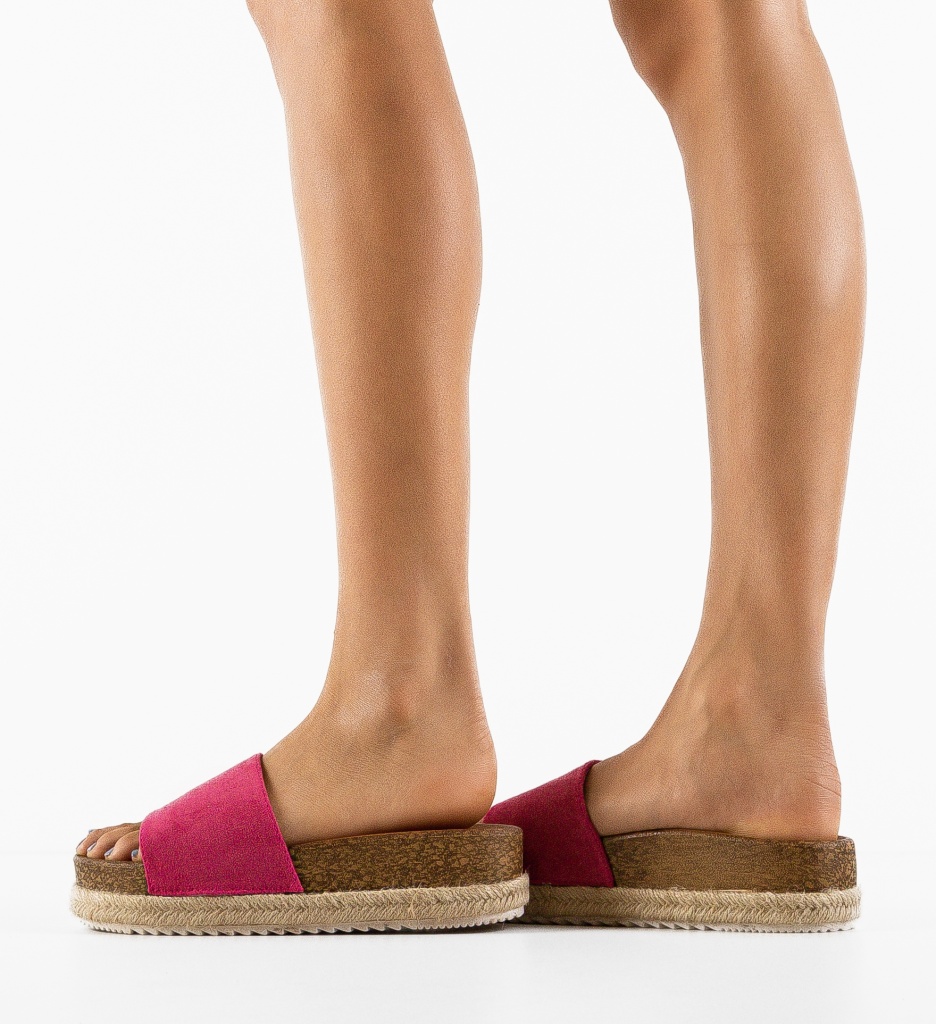 Papuci Dama Andy Fuchsia | Confort și Stil - imagine 3