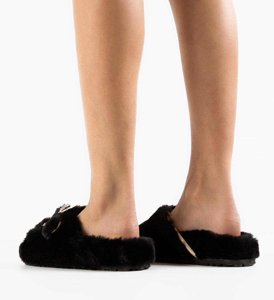 Papuci Dama Akasa Negri | Confort și Eleganță - imagine 2