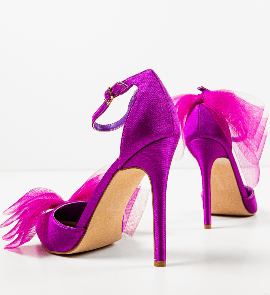 Pantofi cu toc Jarh Mov - Eleganță și Stil - imagine 5