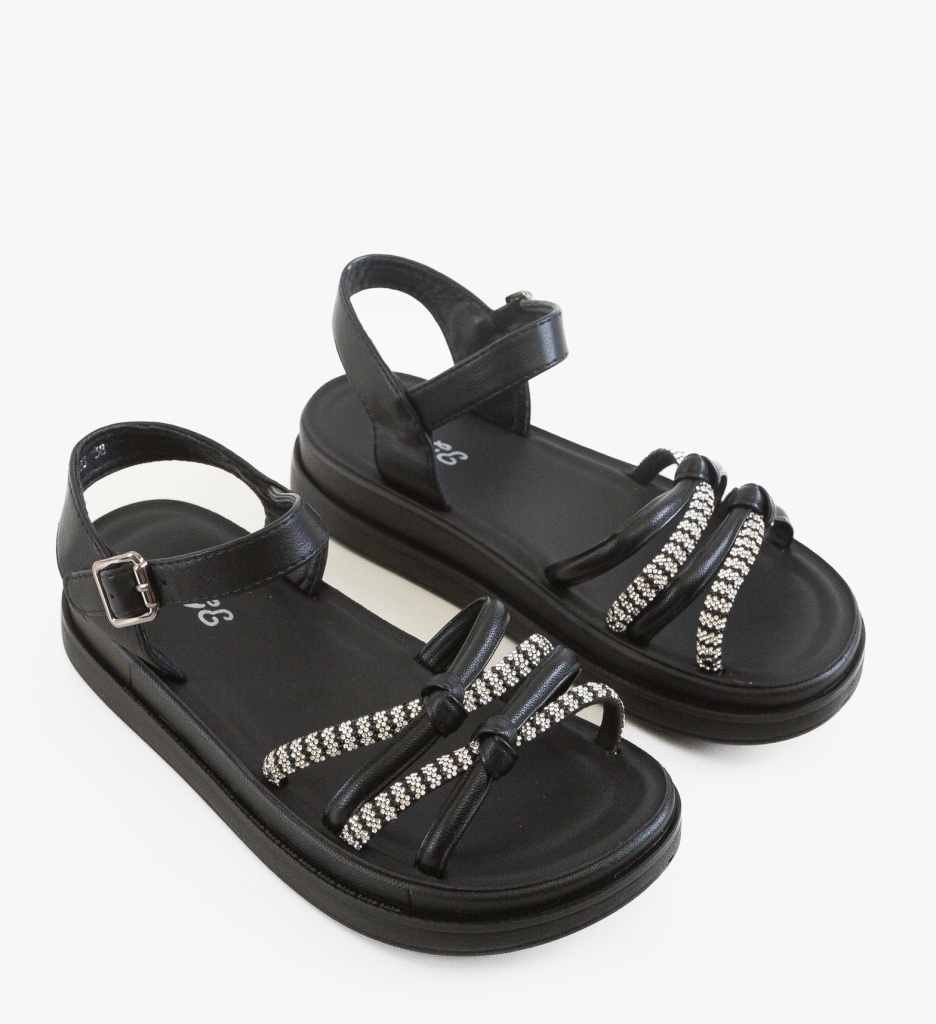 Sandale Dama Deep Negre | Eleganță și Confort - imagine 4